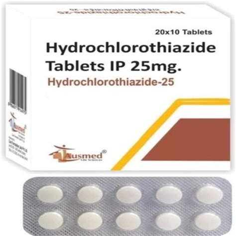 Hydrochlorothiazide 25mg Tablet Practical Applications