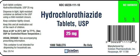 Hydrochlorothiazide Uses