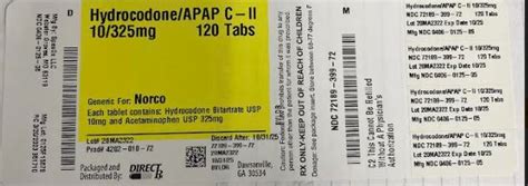 Statistical data on hydrocodone acetaminophen