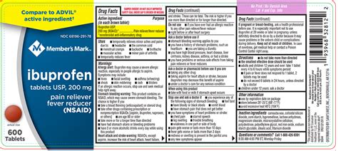 Ibuprofen precautions