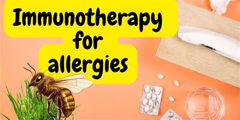Immunotherapy for Allergies