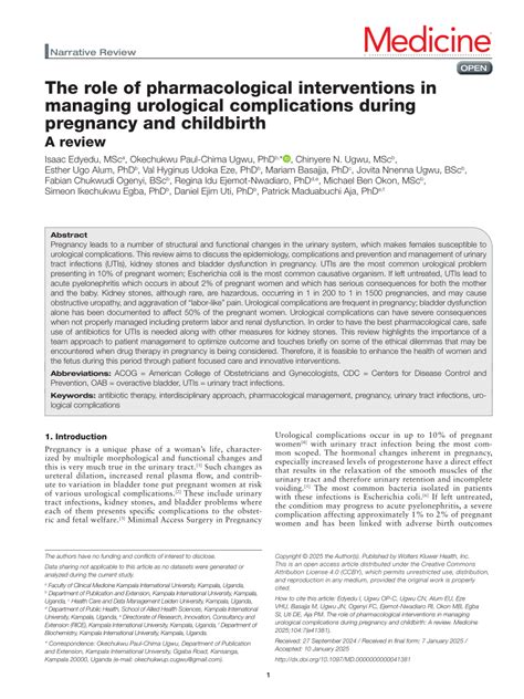 Implications for Pregnancy and Childbirth