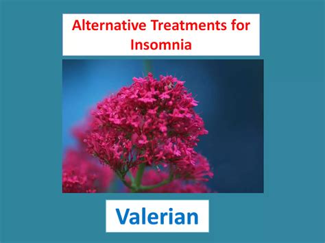 Insomnia Alternative Treatments