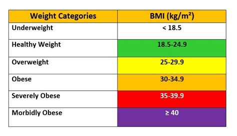 Interpretation Of Bmi Values