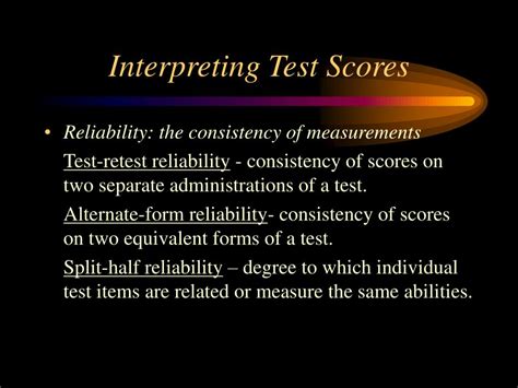 Interpreting Test Results