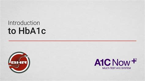 Introduction to HbA1c