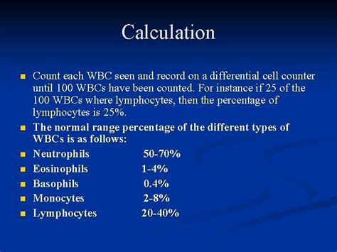 Introduction to High WBC Counts