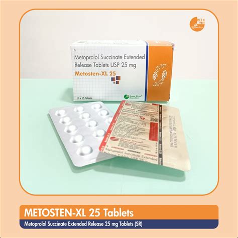 Introduction to Metoprolol Succinate ER 25mg Tablets