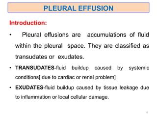 Introduction to Pleural Effusion