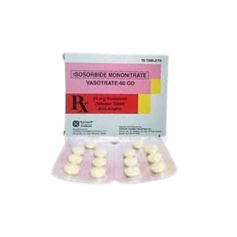 Isosorbide Mononitrate Working Mechanism
