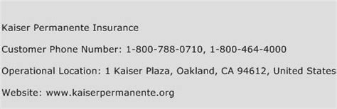 Kaiser Customer Service Phone Number