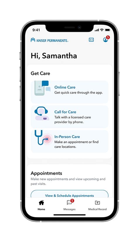 Kaiser Permanente Mobile App