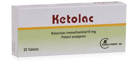 Ketorolac Dosage