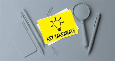 Key Takeaways and Recommendations