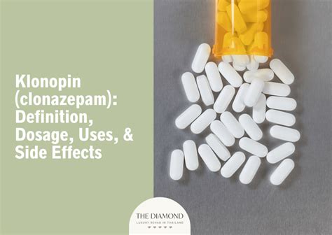 Klonopin Dosage and Administration