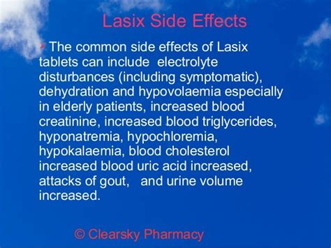 Lasix Side Effects