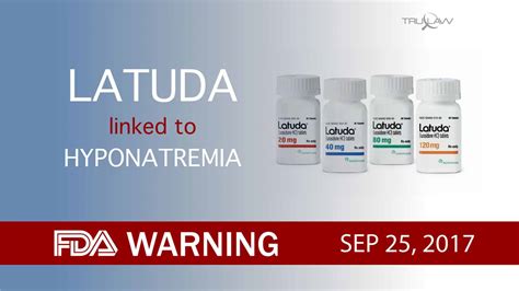Latuda Warnings and Precautions