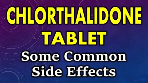 Less Common Chlorthalidone Side Effects