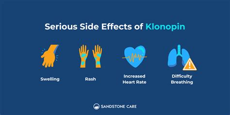 Less Common Klonopin Side Effects