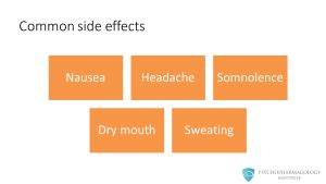 Less Common Paroxetine Side Effects