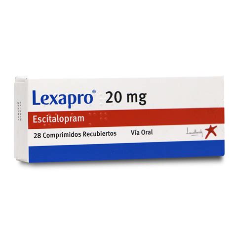 Lexapro 20 Milligrams