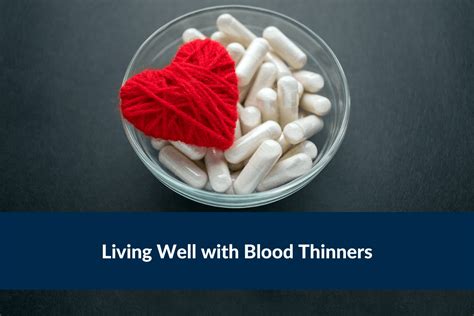 Lifestyle Changes for Blood Thinner Users
