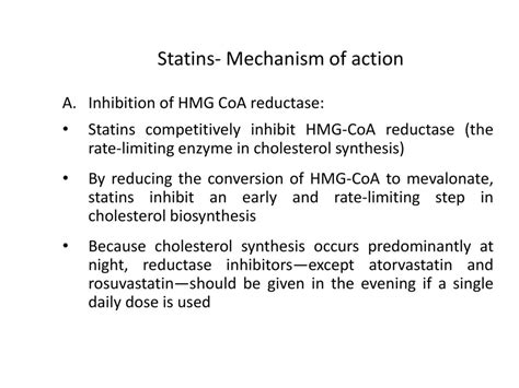 Lipitor Mechanism of Action
