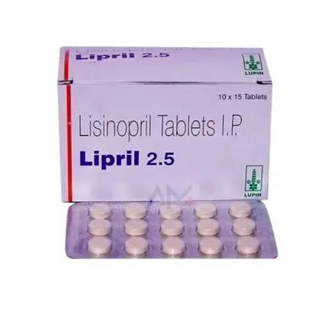 Lisinopril 2.5mg tablet