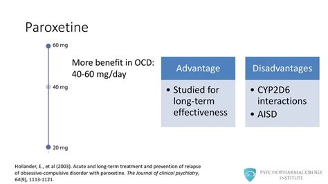 Long-Term Use Paroxetine