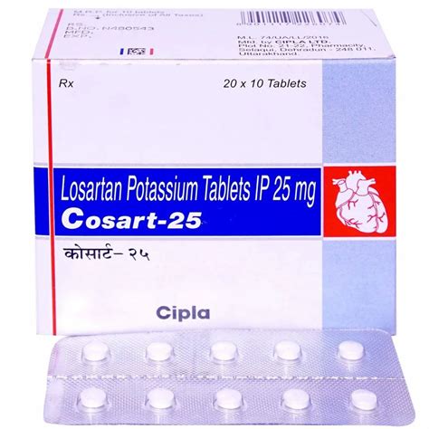 Losartan 25mg Tablet Benefits