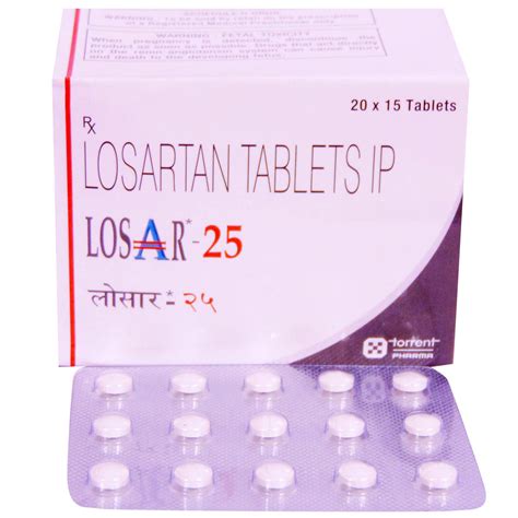 Losartan 25mg Tablet