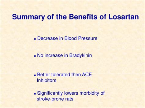 Losartan Benefits