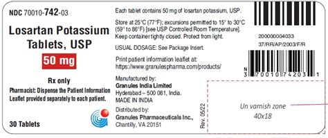 Losartan Dosage Administration