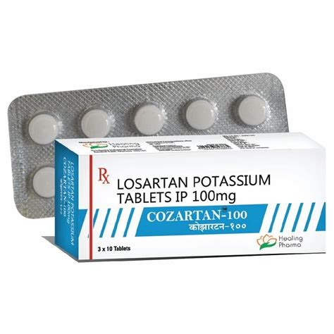 Losartan Potassium 100mg Tablet