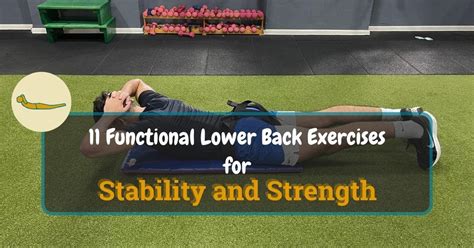 Low Back Stabilizing Exercises