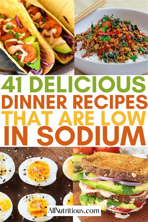 Low Sodium Meal Ideas
