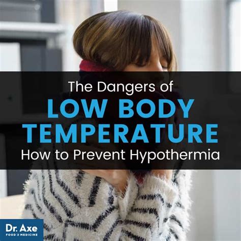 Lowered Body Temperature Causes