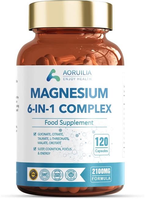 Magnesium Glycinate and Magnesium Oxide for Specific Health Conditions