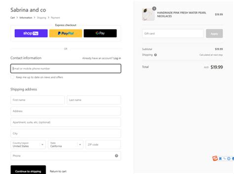 Mail Payment Method