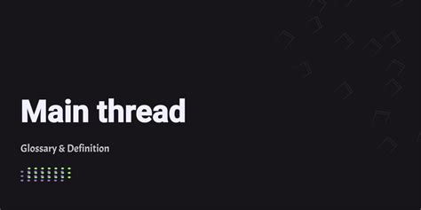 MainThread of Administration