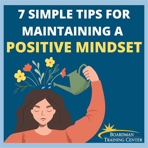Maintaining a Positive Mindset