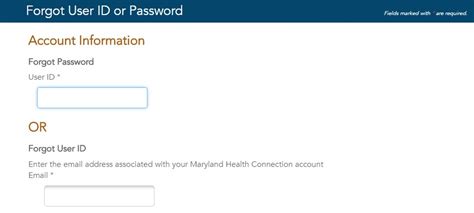 Maryland Health Connection Login Portal