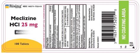 Meclizine 25mg Conclusion
