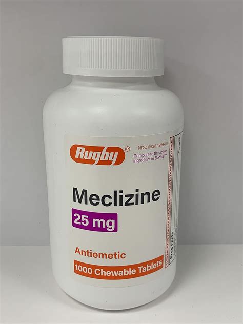 Meclizine 25mg Storage