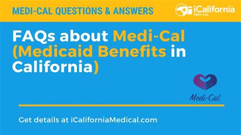 Medi-Cal FAQs