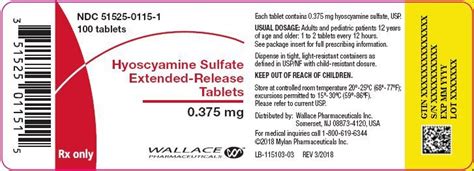 Medical Applications of Hyoscyamine