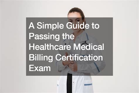 Medical Billing Certification Exam