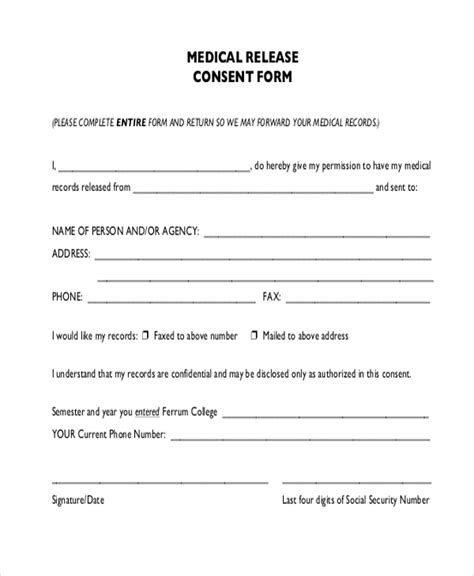 Medical Release Form SEO Optimization