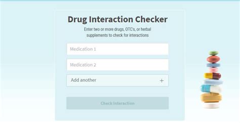 Medication Interaction Checker Tool