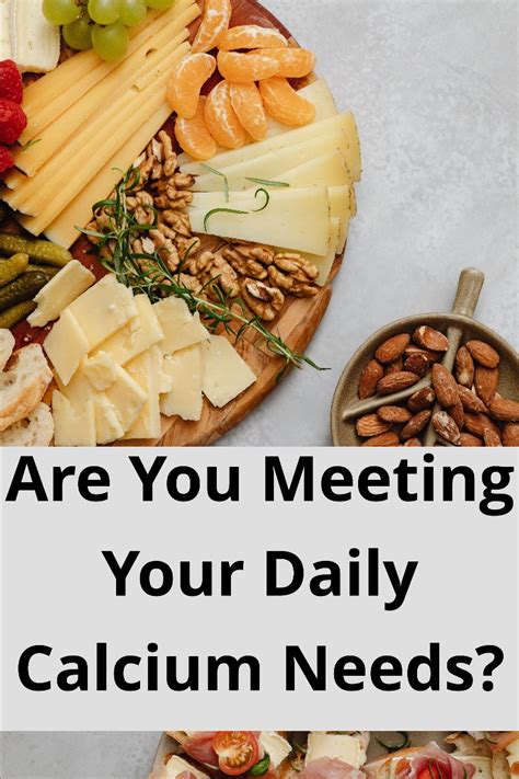 Meeting Your Daily Calcium Needs